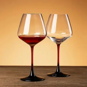 Classy Long Red Stem at Ksh 2350/- Per Pair  Capacity: 860 ml