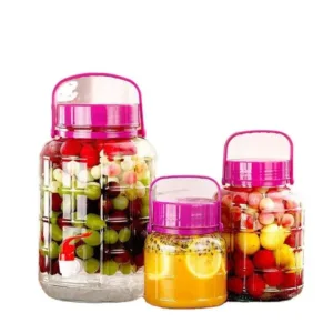 Quality Heavy Duty Glass Jar with Screw lid