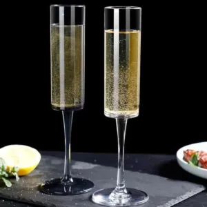 Quality Cylindrical Champagne Glass