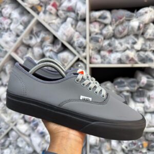 Authentic Vans Sneakers with Plain Laces And Double Sole( Black Soles)