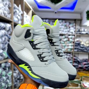 Air Jordan 5- Red and Cool Grey